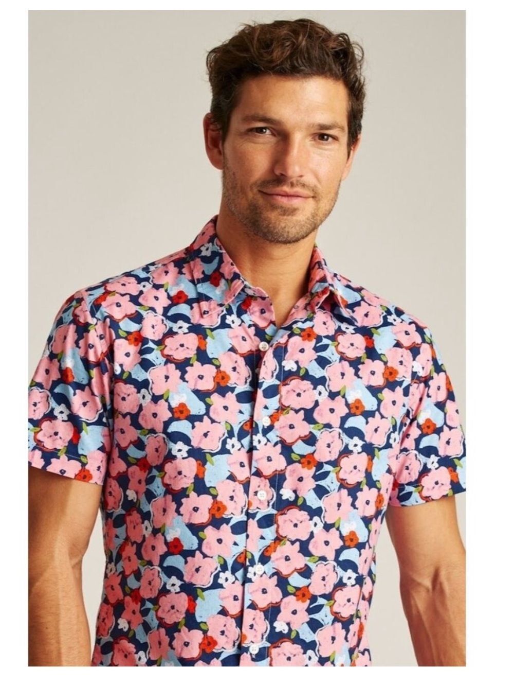 Bonobos Riviera Short Sleeve Men's Shirt Printed Standard Fit Short L